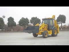 WZC20 Powerful Compact Backhoe Loader Kecil Dengan Mesin Weichai / Cummins