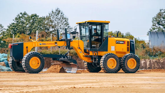 Mesin Pembangunan Motor Grader PY190H 142KW Fleksibel Bilah