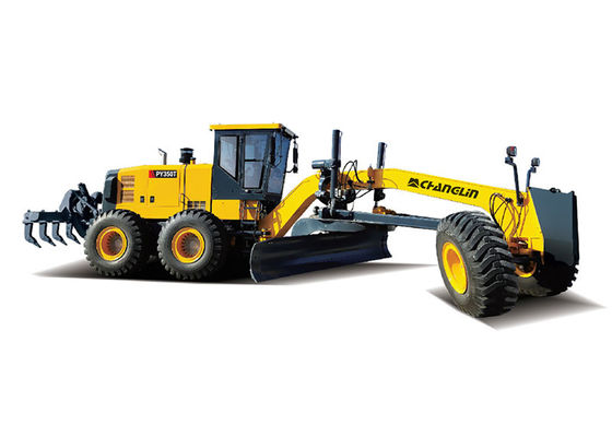 PY350T Mesin Grader Peralatan Kerjanya lancar dengan mesin Cummins