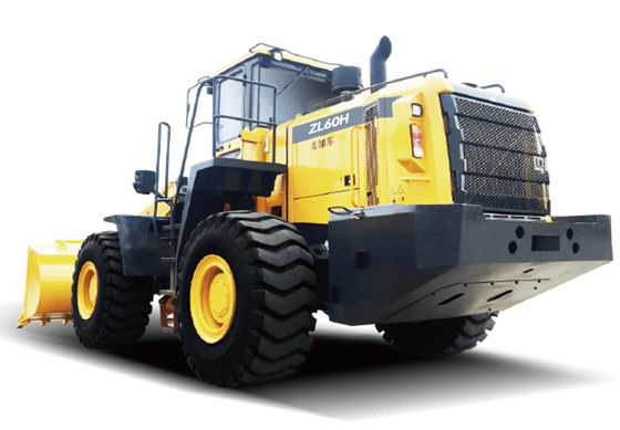 Heavy Duty Wheel Loader Peralatan ZL60H Front Loader Mesin Konstruksi