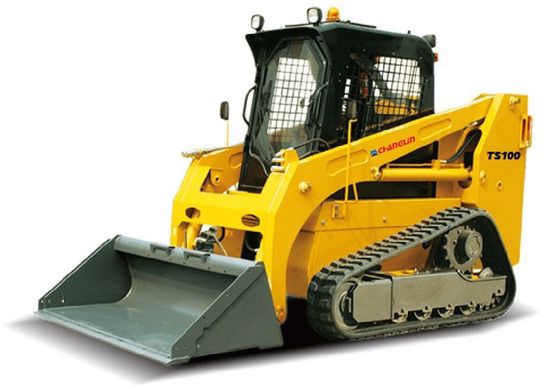 74KW Track Skid Steer Loader TS100 Skid Steer Peralatan Konstruksi