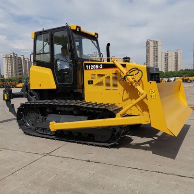 T120N-3 Crawler Bulldozer 10 Ton Mesin Kekuatan 81KW 2300r/min