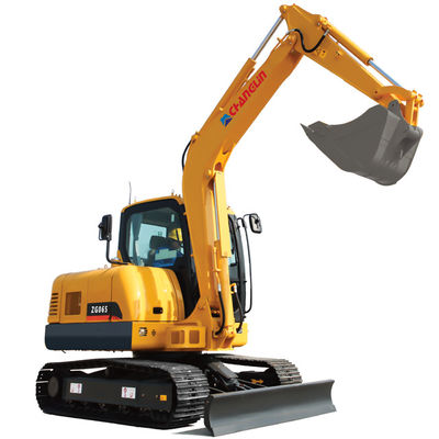 mini excavator listrik ZG065S Desain ergonomis Dengan ruang berkendara yang luas